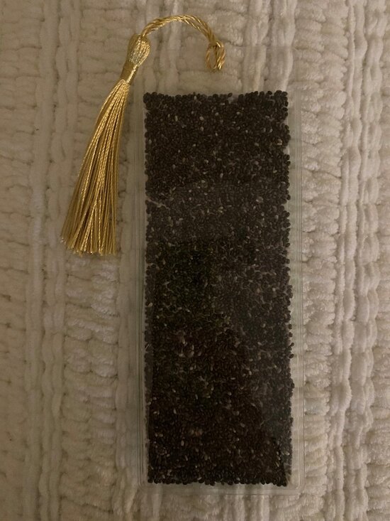 Cookbook Chia Seed Bookmarker - Picture 1 of 1